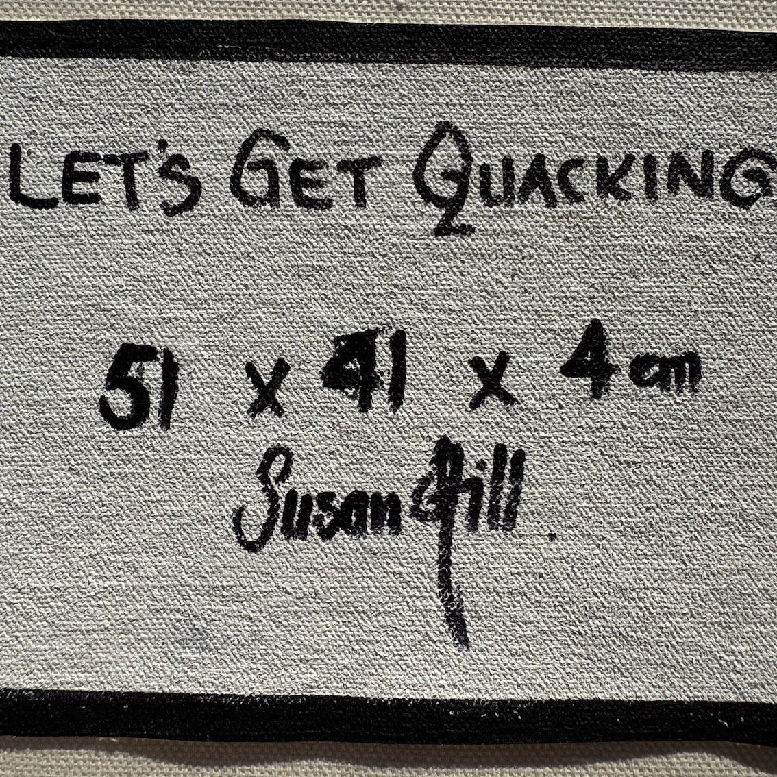 Let's get Quacking label copy