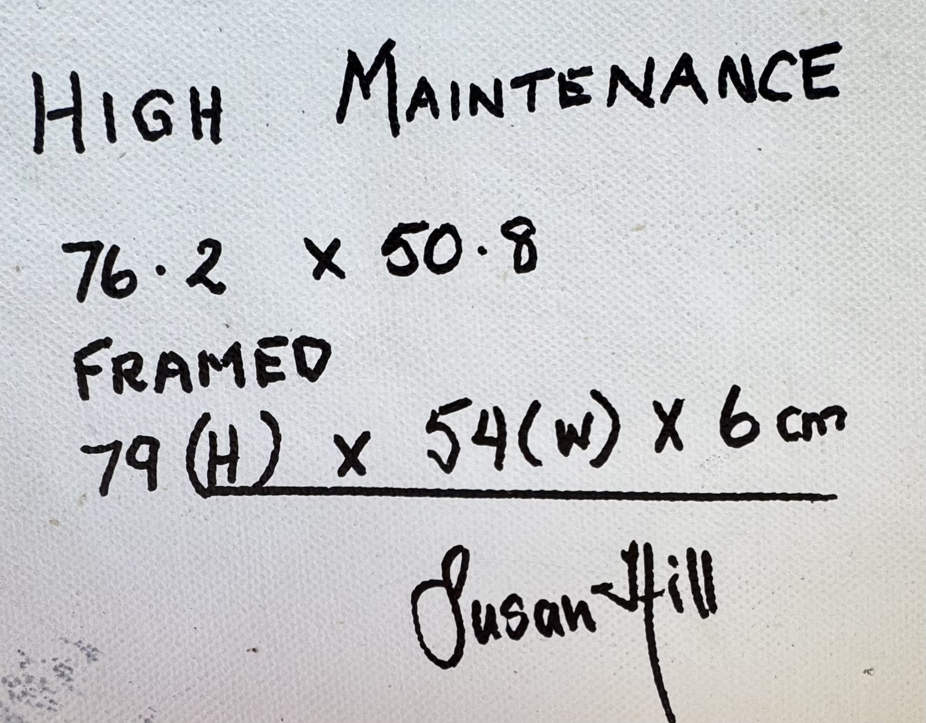 Hi maintenace label