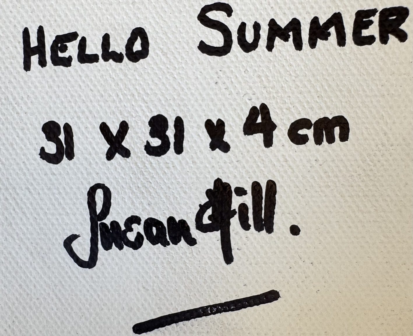 Hello Summer label copy